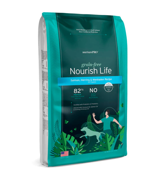 Nurture Pro Nourish Life Grain-Free Salmon, Herring, And Menhaden Recipe For Puppies